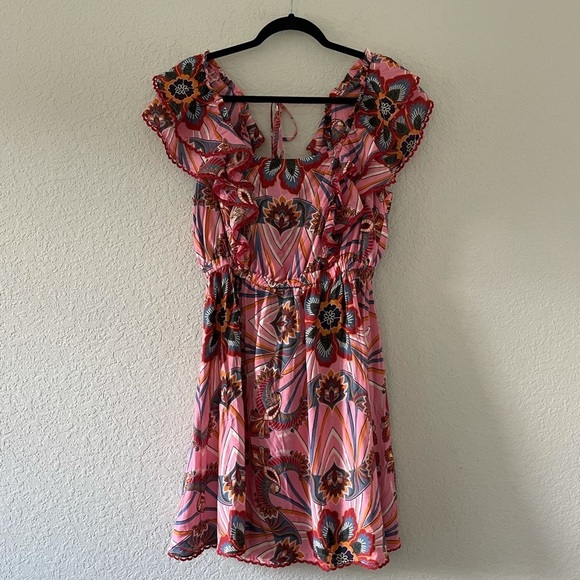 Farm Rio Cover-Up Mini Dress - Picture 2 of 13